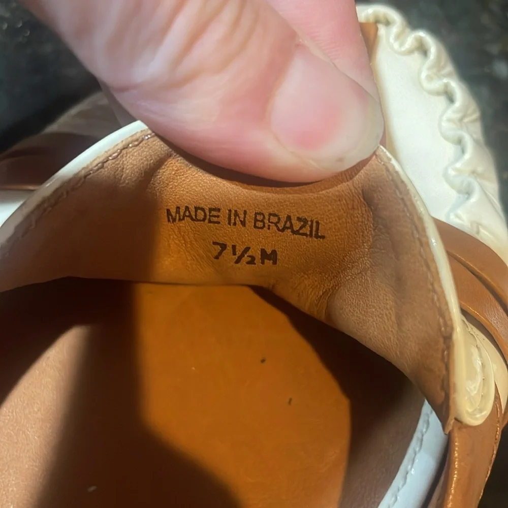 Kate Spade two tone leather Loafers! Women’s 7.5